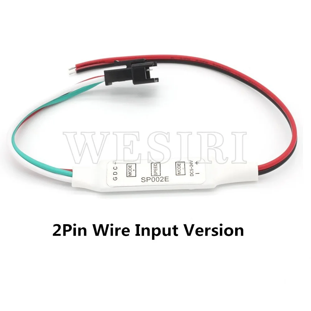 DC5-24V SP002E 3KEY Мини светодиодный контроллер для WS2811 WS2812B UCS1903 SK6812 Светодиодные ленты света модуля