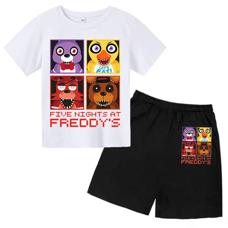 Boys Clothes Sets 2021 Summer Kid T-shirt+shorts 2pc Girls Colorful Sport Suit For 4-14 Years Kids Costume Children Clothing | Детская