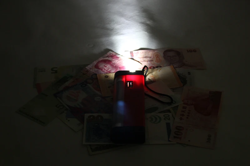 2 в 1 портативный УФ-лампа Детектор фальшивых денег ручной светодиодный фонарик поддельный детектор поддельный банкнот