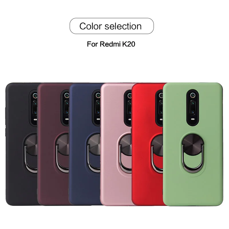 Чехол для телефона для mi Xiao mi CC9E CC9 9T Pro A3 Lite Red mi 8A 8 7A 7 Note 8 7 K20 Pro Супер Ударопрочный металлический чехол с кольцом для автомобильного кронштейна