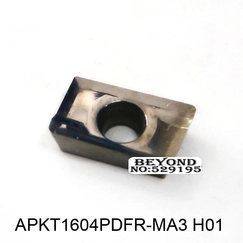 APKT1604PDER-MA3 H01, inserti in carburo CNC, 10 pezzi, lame per inserti in metallo duro APMT1604