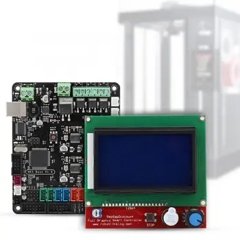 

3d printer filament 3D Printer Accessories Motherboard Kit MKS BASE V1.6+12864 LCD suit for Mega2560 Ramps1.4 all-metal