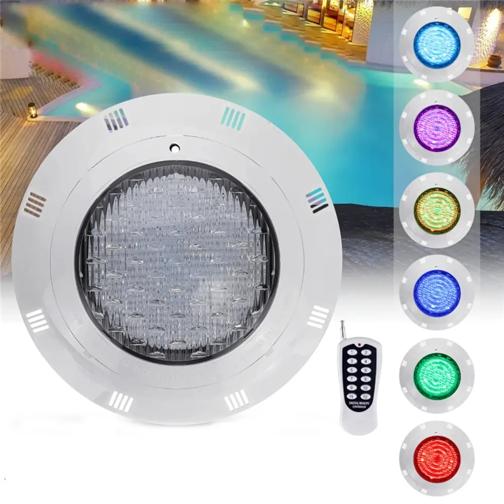 35W RGB Led Swimming Pool Light 360LED IP68 Waterproof 360 LEDs Outdoor RGB UnderWater Light Pond Led Piscina Luz Spotlight underwater pool lights