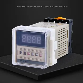 

AC/DC 12V 24V 220V 380V Programmable Digital Time Relay Cycle Control Delay Relay Socket with Base