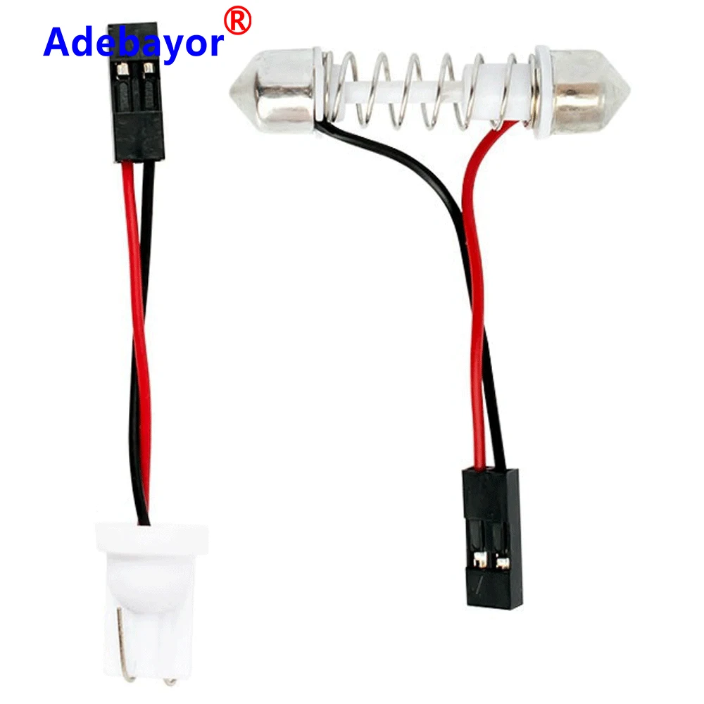 20 шт. 24 SMD 5050 светодиодный автоматический панельный светильник для чтения, купольная лампа, автомобильная интерьерная лампа для крыши с картой T10 W5W C5W C10W, 2 адаптера