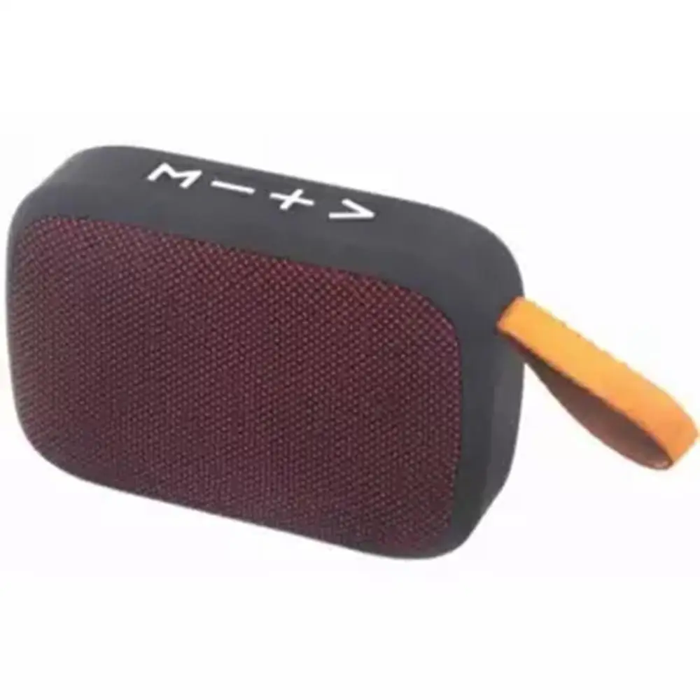 Красный Тканевый беспроводной динамик портативный Bluetooth динамик стерео SD карта FM Динамик для смартфона планшета портативный открытый динамик - Цвет: Красный