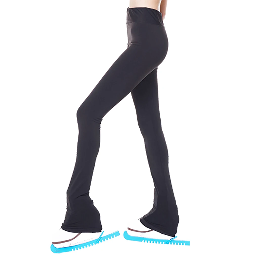 Performance Figure Skating Long Pants - Compression Ice Skating Leggings Sportswear for Girls Women Ladies Traing Practice