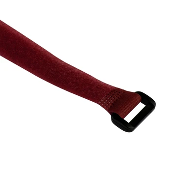 

10X 30x2cm Strong RC Tie Battery Down Reusable Strap Antiskid Cable Straps Blue 634F