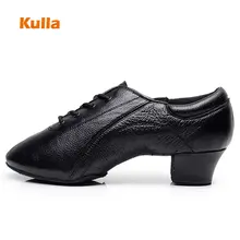 Мужские туфли для латинских танцев с квадратным каблуком; черные туфли из натуральной кожи с мягкой подошвой для мужчин; Обувь для бальных танцев; обувь для танго для мальчиков