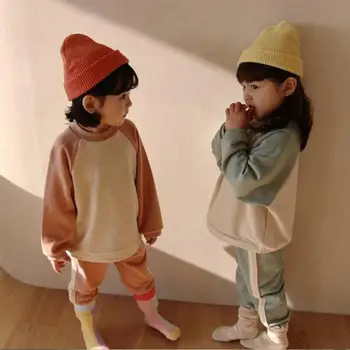 

Autumn Newborn Baby Clothing Sets Boys Long Sleeve Sweatshirt Tops Toddler Kids Girls Harem Pants Suit Children Clothes Set