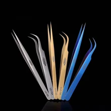 SAYTL прецизионные промышленные пинцеты антистатические изогнутые прямые наконечники из нержавеющей стали для ремонта телефона ручные инструменты Наборы