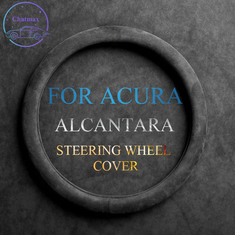 

Alcantara Wrap Universal for Honda Acura All Series TLX-L CDX RDX MDX TLX RL Car Steering Wheel Cover 37-38cm