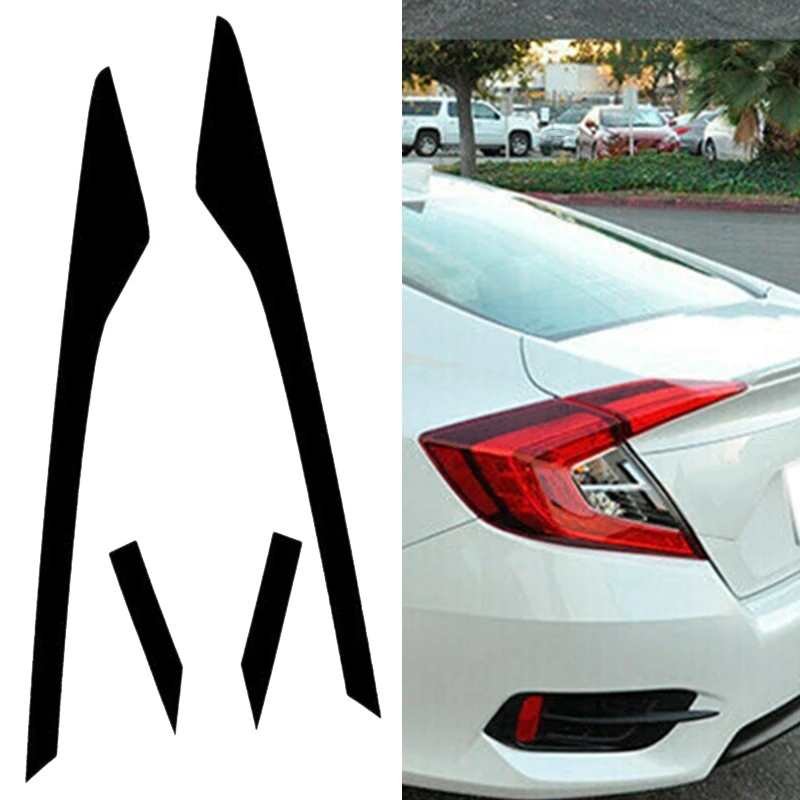Седан окно козырек отделка хром накладка черный для 16-19 Honda Civic