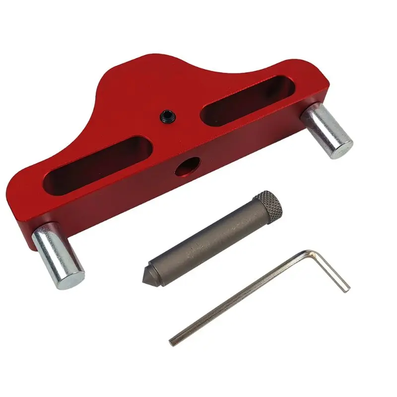 

OOTDTY Woodworking Center Scriber Mark Line Gauge Caliper Carpenter Alignment Ruler A5YD
