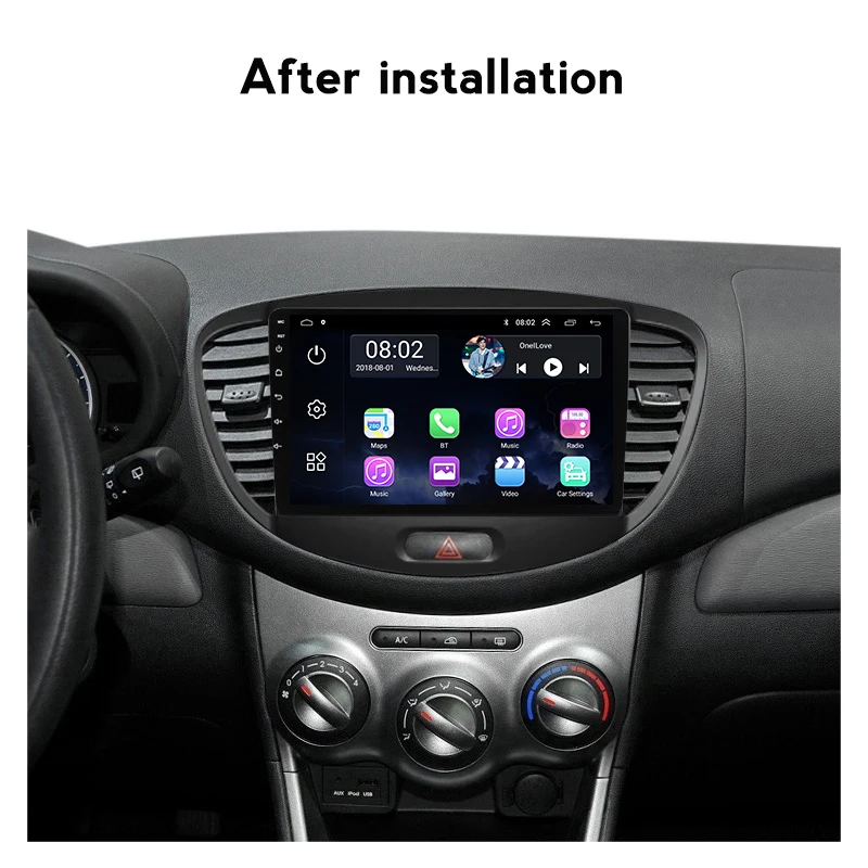 2 din Android интеллектуальная система Авторадио мультимедийный плеер для Hyundai Grand I10