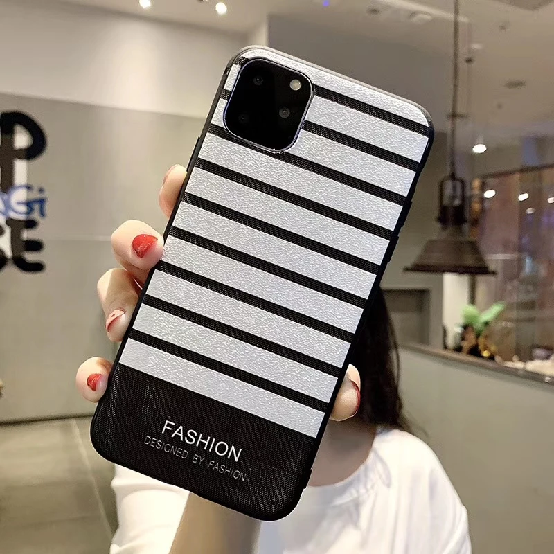 

Simple Geometric Phone Cases for IPhone 11 Coque XS Max XR X 10 Case 7 8 6 6s Plus Fashion Soft TPU Matte Embossed Back Cover