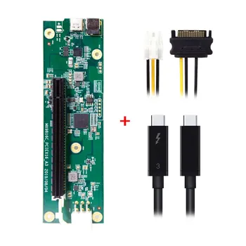 

Chenyang Type-C Thunderbolt 3 to PCI Express PCI-E 16x Desktop Graphics Card SSD Nvme NGFF M-key Card Cable