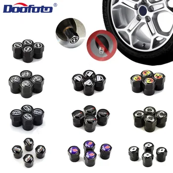 

Doofoto 4x Car Valve Caps Wheel Tyre Tire Stem Covers For Alfa Romeo Renault BYD Opel SAAB Dacia Ssang Yong Accessories Styling