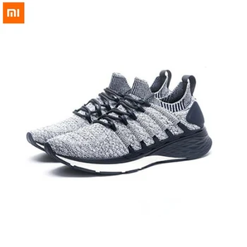 

Original Xiaomi Mijia Shoes 3 Men's Running Shoes Uni-moulding 3D Fishbone Lock System Knitting Upper Non-slip Sports Shoes