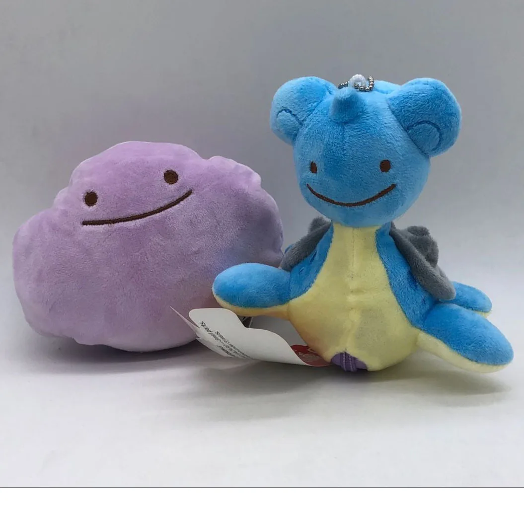 12 см плюшевая Двусторонняя Подушка Charmander Bulbasaur Squirtle Snorlax Magikarp Sableye Lapras трансформер Ditto милый Рождественский подарок