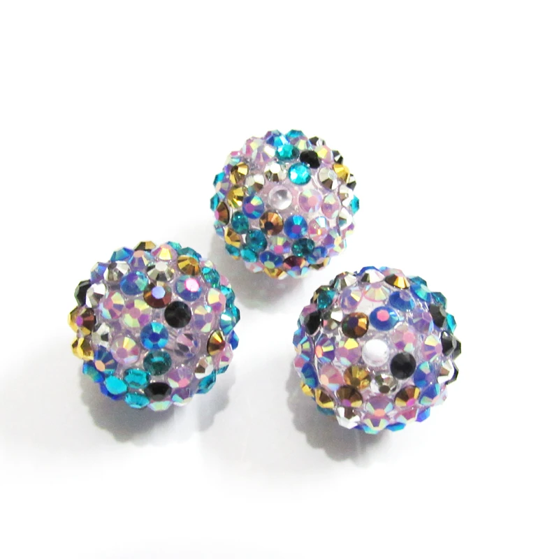 colourful resin jewerly. Confetti Faceted transparent studs