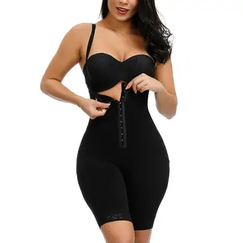 

women waist shaper slimming shapewear Detachable Straps Full Body Shaper Hook Plus Size underwear