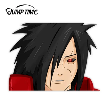 

Jump Time Madara Obito Sasuke uchiha Anime Peeking Sticker Window Car Vinyl Decal Truck