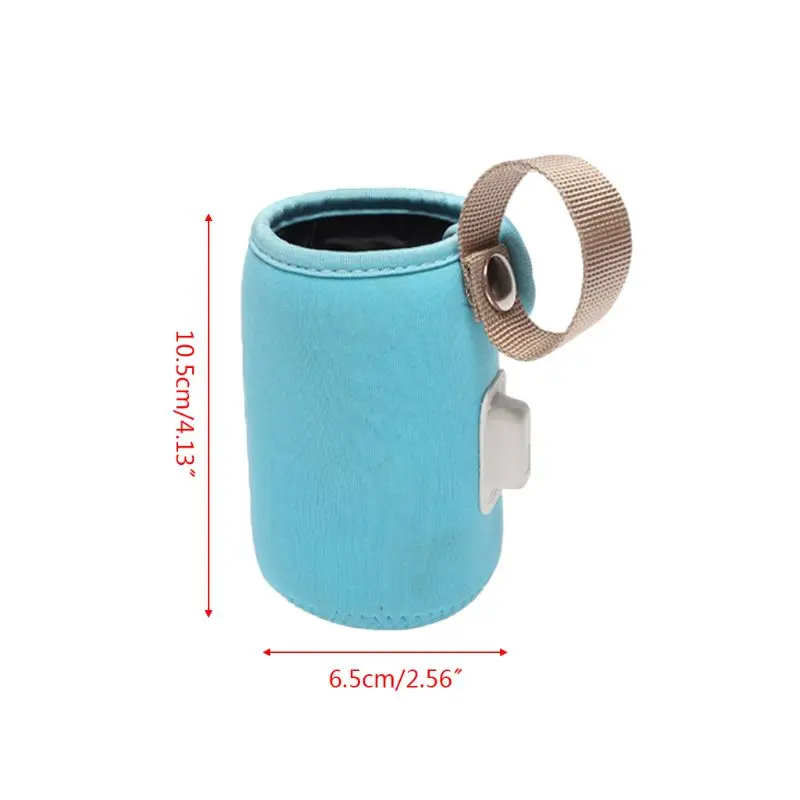 High Quality USB Baby Bottle Portable Bottle Thermostat Heating Cover Anti-scalding Non-slip Insulation Bag