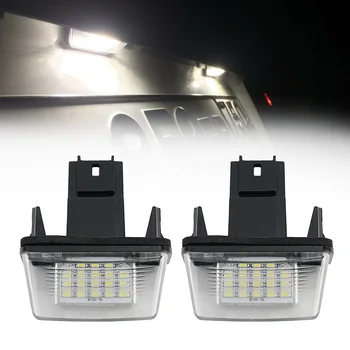 

Car LED License Number Plate Light Lamp Bulb For Peugeot 206/207/306/307/308/406/407/5008/Partner Citroen C3 C4 C5 Picasso