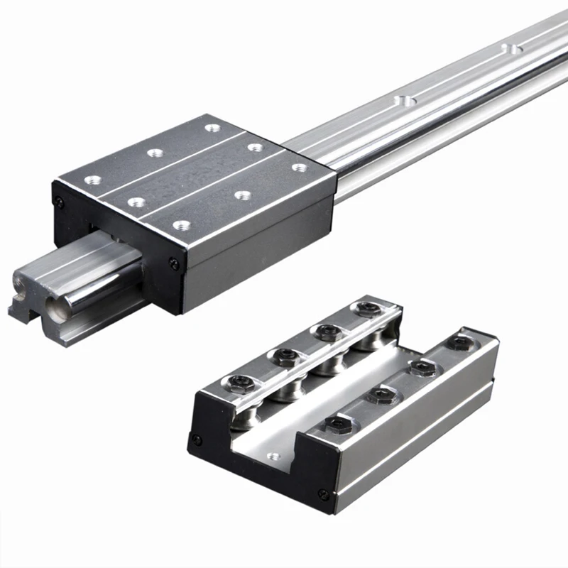 Befreit hipping 1 stücke Externe dual achse linearführung slider LGD8 linear schiene oder LGB8 linearführung slider für CNC linear schiene-in Linearführungen aus Heimwerkerbedarf bei