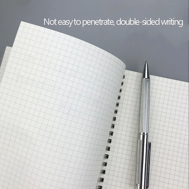 

Transparent matte coil square notebook, size A5, 80 pages