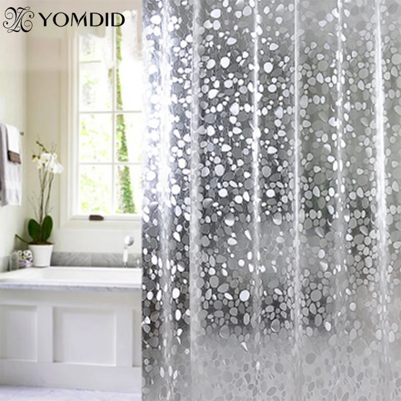 Plastic Pvc Waterproof Shower Curtain Transpa White Clear Plastic Pvc Waterproof Shower
