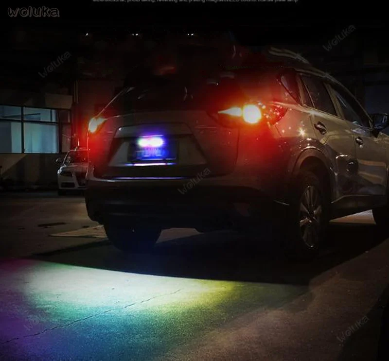 Автомобильные фары заднего хода модифицированные красочные огни номерного знака сигнал поворота, стоп-сигналы декоративные огни CD50 Q04