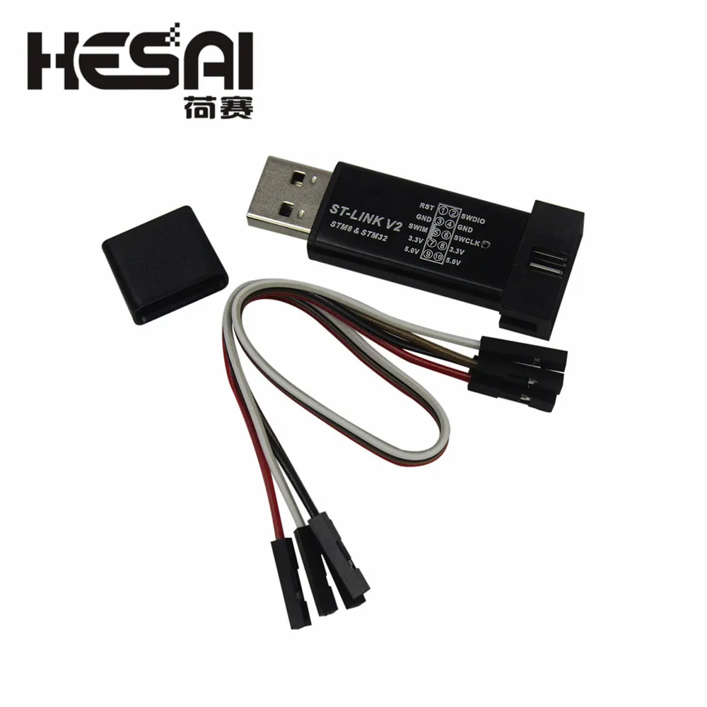 ST LINK Stlink Link V2 Mini STM8 STM32 симулятор загрузки программатор с крышкой|Интегральные