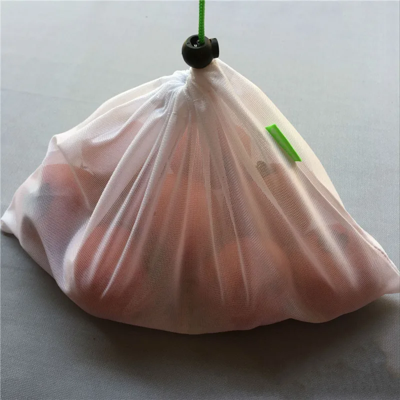 5 Pcs/Set Food Grade Safety and Environmental Protection Reusable Bags Black Rope Mesh Storage Vegetable & Fruit & Grocery Bags 5 Pcs/Set Food Grade Safety and Environmental Protection Reusable Bags Black Rope Mesh Storage Vegetable & Fruit & Grocery Bags