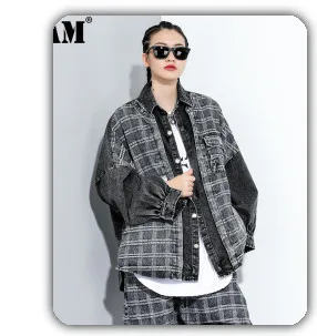 [EAM] Women Black Bow Split Joint Buckle Temperament Dress New Sleeveless Loose Fit Fashion Tide Spring Autumn 2020 1Z663