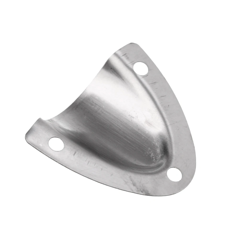 2x Stainless Steel Clamshell Vent/Wire Cover Clam Vent for Boat (40 x 45mm)