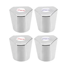 Uxcell кран ручка 29 мм Диаметр Универсальный Замена Ручка Комплект Серебряный тон 4 шт