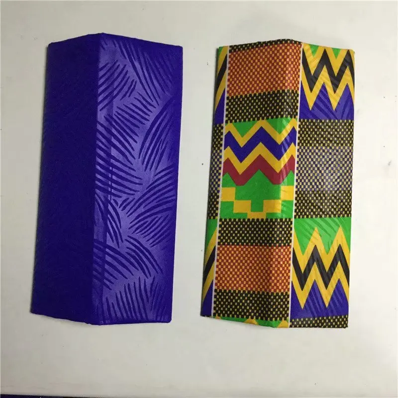 Высокое качество стиль Анкара Кенте воск для ткани модный Африканский узор «Кенте» восковые принты ткань воск полиэстер восковая ткань 4 ярдов