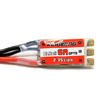 

Kingkong BLHeli 6A OPTO 2S 3S Mini ESC Electronic Speed Controller