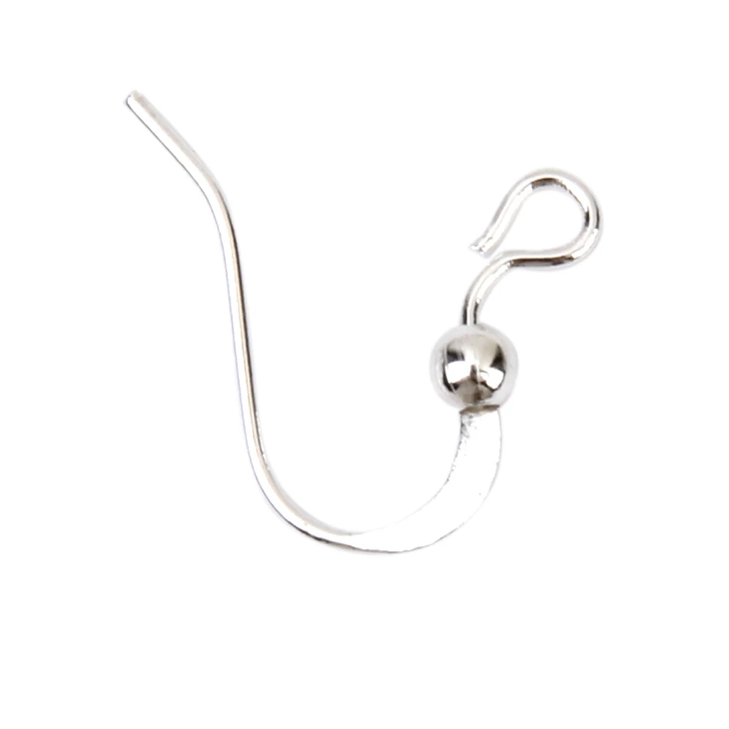 10 Pair silver color Plated Earring Hooks Findings  Accessories for DIY Jewelry Making Fashion Jewelry Findings Components