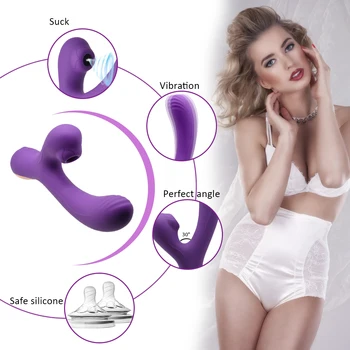 KeRiShair Clitoral Sucking Vibrator Female For Women Clit Clitoris Sucker Vacuum Stimulator Dildo Sex Toys Goods for Adults 5