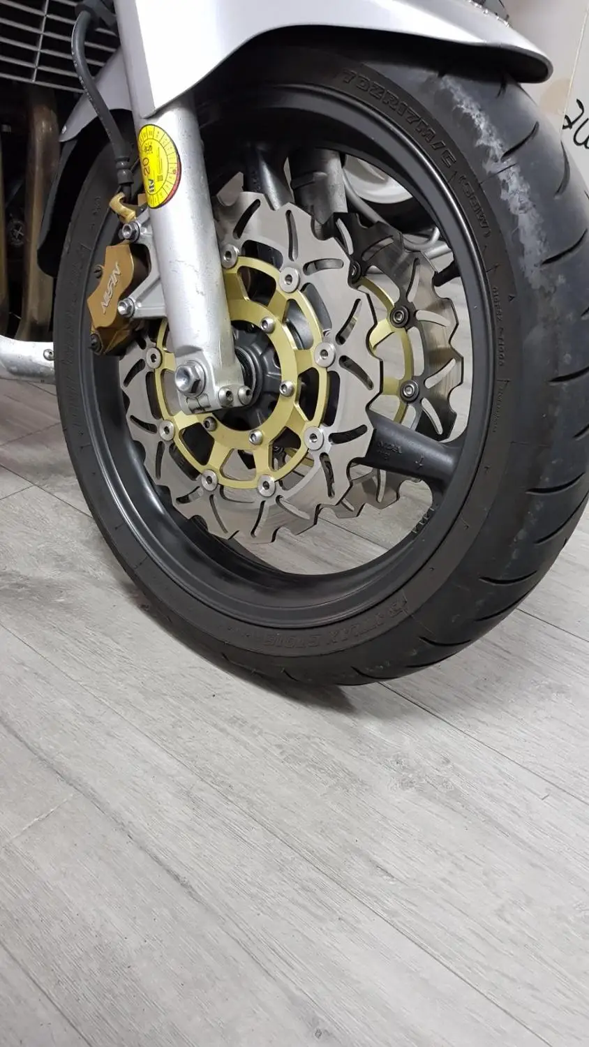 BIKINGBOY для Honda CBR 600 F F4i SuperSport F4 01 02 03 04 05 06 передние тормозные диски роторы диски+ колодки волна круглый мотоцикл