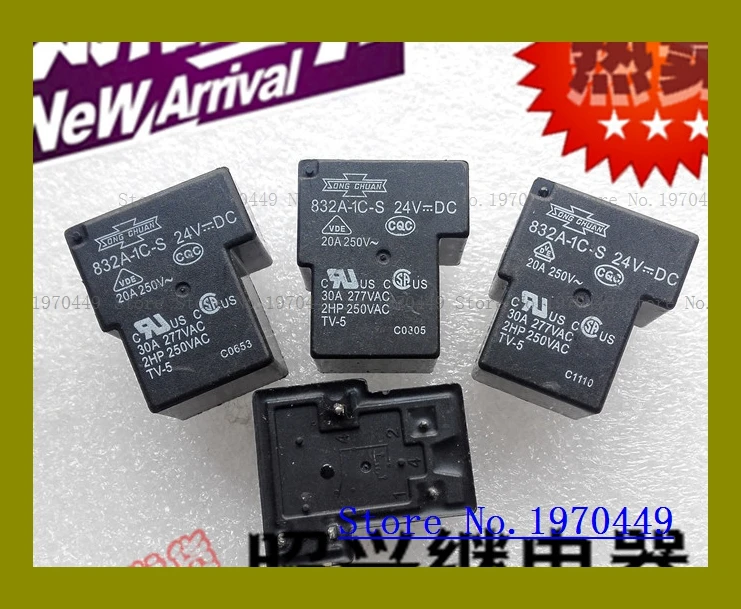 832A 1C S 30A 1A F 24VDC 5|Реле| |