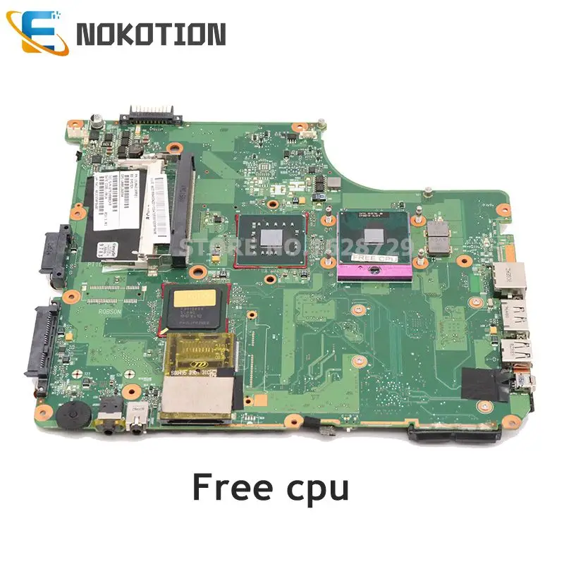 Материнская плата NOKOTION для ноутбука Toshiba Satellite A300 A305 материнская GM45 DDR2 | Отзывы и видеообзор