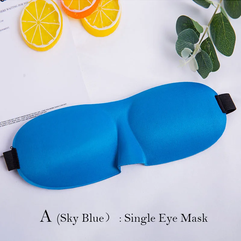 3D Sleep Mask Earplugs Anti Snoring Device Set Soft Comfortable Sleeping Mask Ear Plugs Snore Stopper Eyeshade Health Care