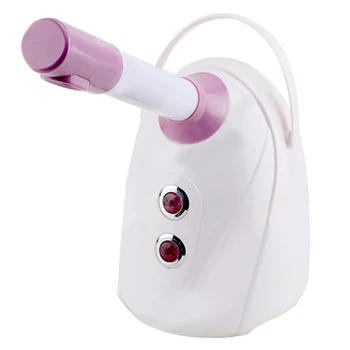 

Hot and Cold Double Sprayer Sprayer Facial Humidification Beauty Instrument Hot Spray Steam Face Meter Water Meter Home Us Plug
