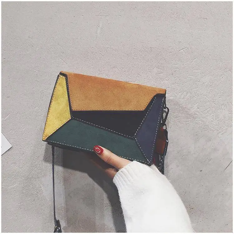 colors patchwork bag bags women's handbags (13)
