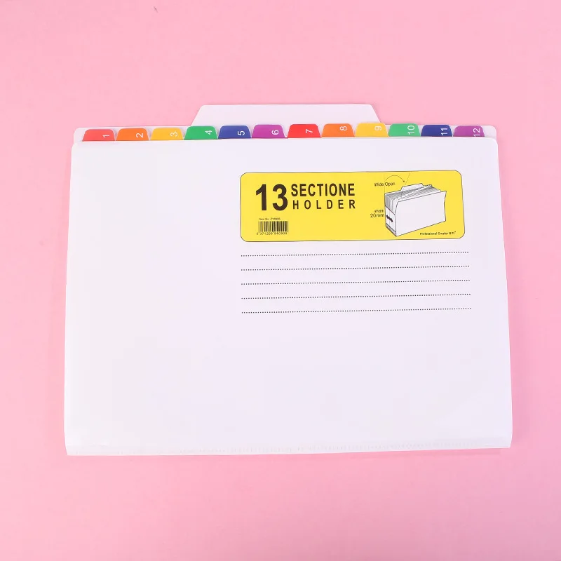 MissYe Store многостраничный информационный буклет 7 сетка классификация pp, файловый пакет Водонепроницаемая информация сумка файл сумка папка