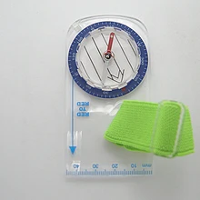 Средний качество дешевые Северный открытый ориентирование большой палец Компас Карта скалер Кемпинг Туризм Спортивное оборудование